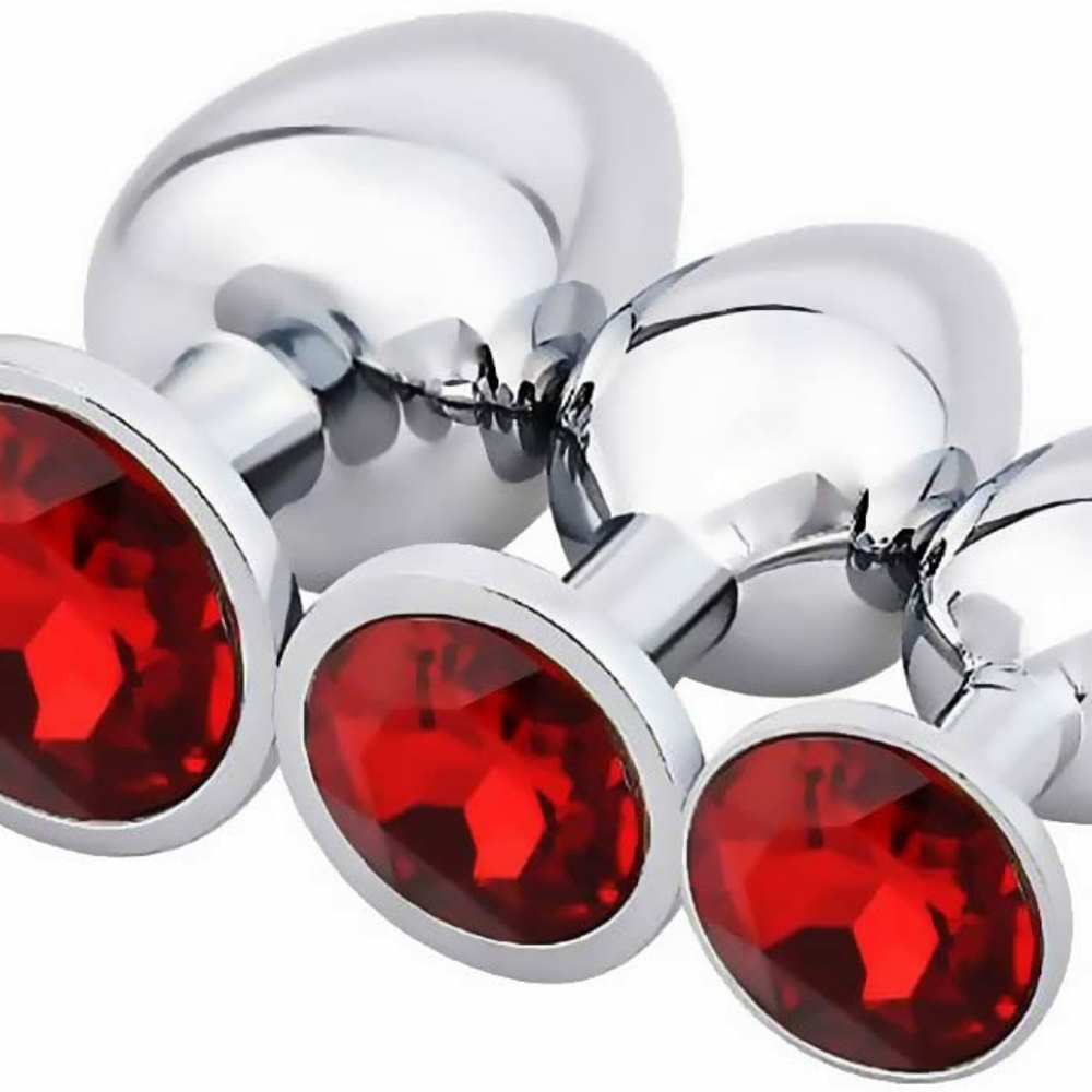 3pc Red Plugs